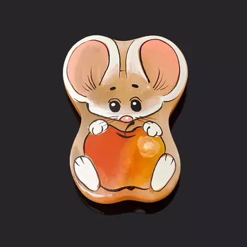 Магнит мышка селенит 5 см