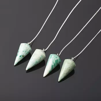 Маятник амазонит (биж. сплав, сталь хир.)