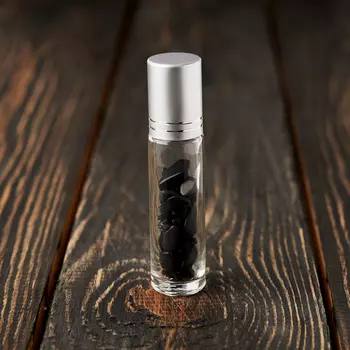 Массажер обсидиан черный 2х8,5 см