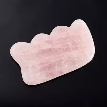 Массажер розовый кварц 9 см