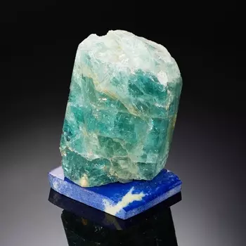 Образец аквамарин на лазурите XS