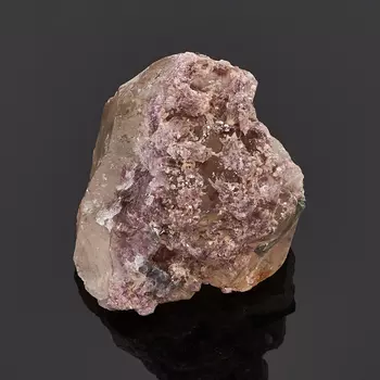 Образец кварц с турмалином, лепидолит S