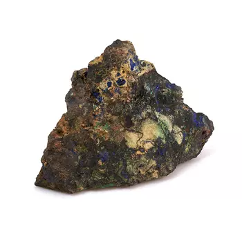 Образец микс азуромалахит, гиббсит (в породе) M (7-12 см)