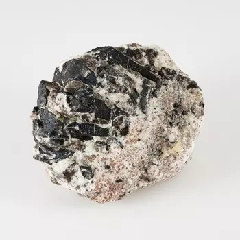 Образец турмалин черный, микроклин, кварц S 30х52х60 мм