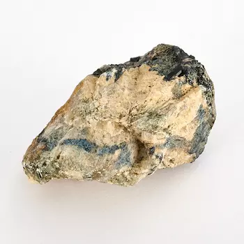 Образец турмалин черный (шерл), асбест XS