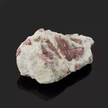 Образец турмалин розовый (рубеллит) (в породе) M (7-12 см)