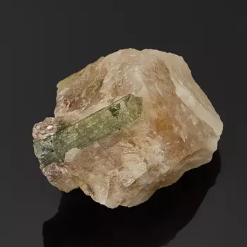 Образец турмалин зеленый (верделит) (в породе) S (4-7 см)