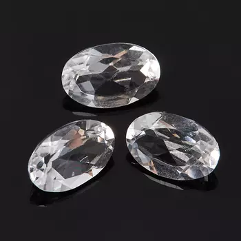 Огранка горный хрусталь овал 4*6 мм (1 шт)