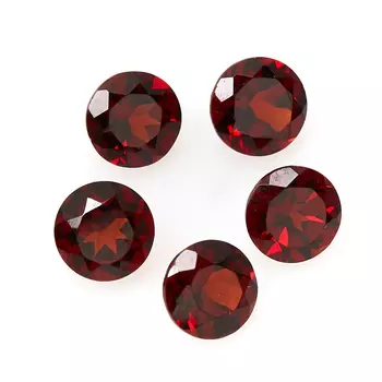 Огранка гранат альмандин круглая 4 мм (1 шт)