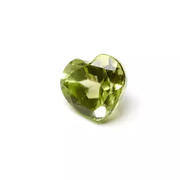 Огранка хризолит сердце (1 шт) 4*4 мм