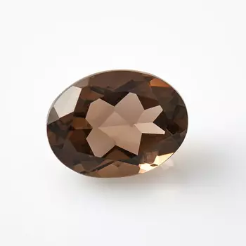 Огранка раухтопаз овал (1 шт) 7*9 мм