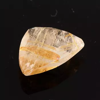 Огранка рутиловый кварц 11*14 мм