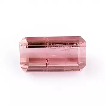 Огранка турмалин розовый (рубеллит) багет 4*7 мм