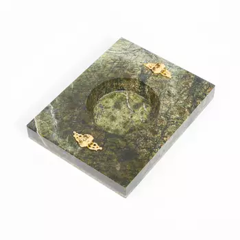 Пепельница змеевик 12х15 см