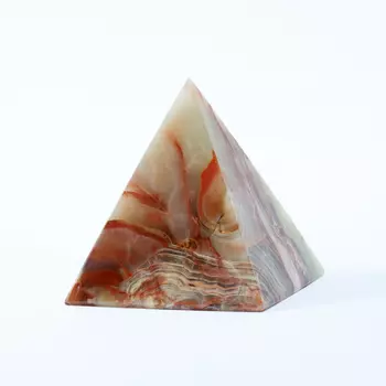 Пирамида оникс мраморный 7 см