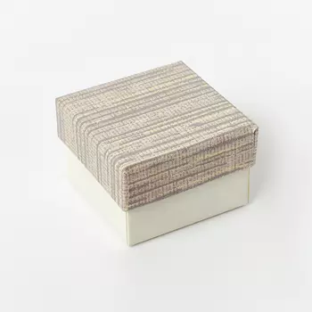 Подарочная упаковка (картон) под кольцо/серьги (коробка) (микс) 45х45х35 мм