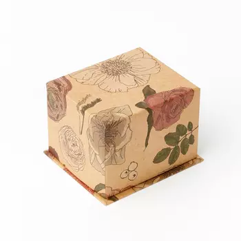 Подарочная упаковка (картон) под кольцо/серьги (коробка) (микс) 70х60х50 мм