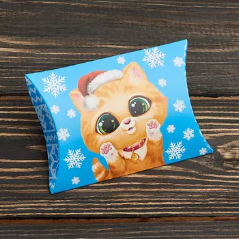 Подарочная упаковка (картон) универсальная (коробка) 110х80х20 мм