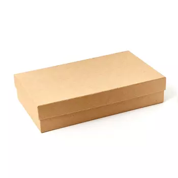 Подарочная упаковка (картон) универсальная (коробка) (бежевый) 240х140х50 мм