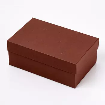 Подарочная упаковка (картон) универсальная (коробка) (коричневый) 190х120х75 мм