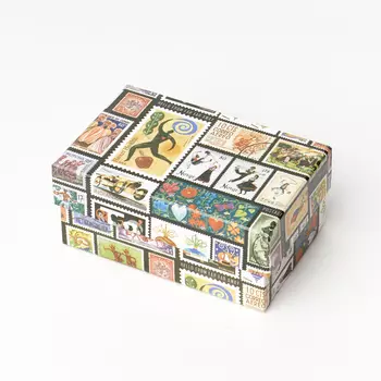 Подарочная упаковка (картон) универсальная (коробка) (микс) 110х70х50 мм