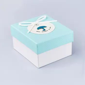 Подарочная упаковка (картон) универсальная (коробка) (микс) 90х80х50 мм