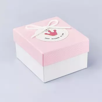 Подарочная упаковка (картон) универсальная (коробка) (микс) 90х80х50 мм