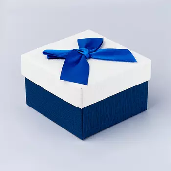 Подарочная упаковка (картон) универсальная (коробка) (микс) 90х85х55 мм