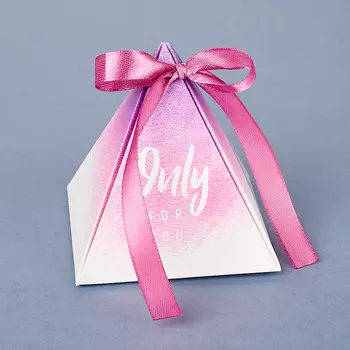 Подарочная упаковка (картон) универсальная (коробка) (микс) 75х70х70 мм