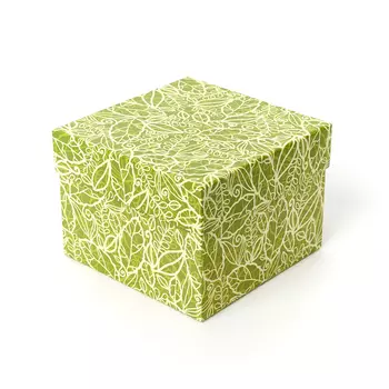 Подарочная упаковка (картон) универсальная (коробка) (микс) 120х120х90 мм