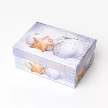 Подарочная упаковка (картон) универсальная (коробка) (микс) 135х95х55 мм