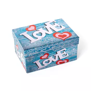 Подарочная упаковка (картон) универсальная (коробка) (микс) 150х105х75 мм