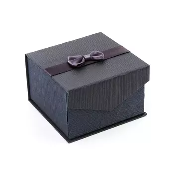 Подарочная упаковка под браслет/часы (коробка) (черный) 90х90х60 мм