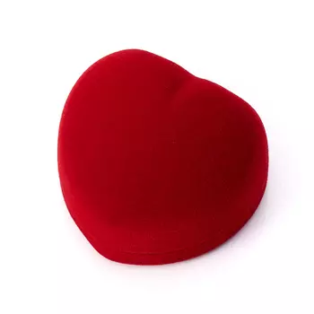 Подарочная упаковка под кольцо (футляр) (красный) 50х45х33 мм