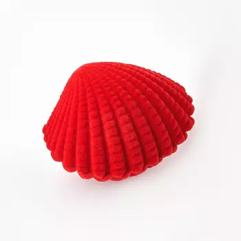 Подарочная упаковка под кольцо/серьги (футляр) (красный) 65х45х45 мм