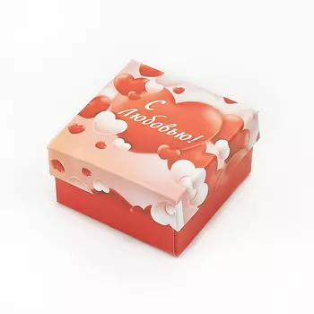 Подарочная упаковка под комплект (кольцо, серьги, кулон) 60х60х30 мм