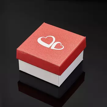 Подарочная упаковка под комплект (кольцо, серьги, кулон) 60х60х30 мм