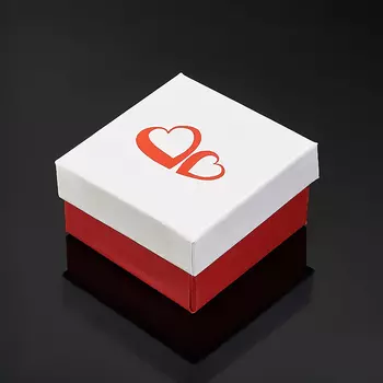 Подарочная упаковка под комплект (кольцо, серьги, кулон) 60х60х30 мм