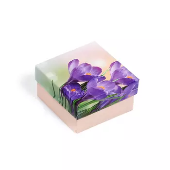 Подарочная упаковка под комплект (кольцо, серьги, кулон) 60х60х30 мм