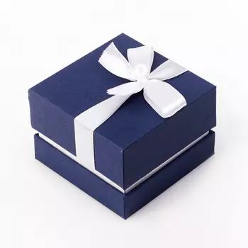 Подарочная упаковка под комплект (кольцо, серьги, кулон) 65х65х45 мм