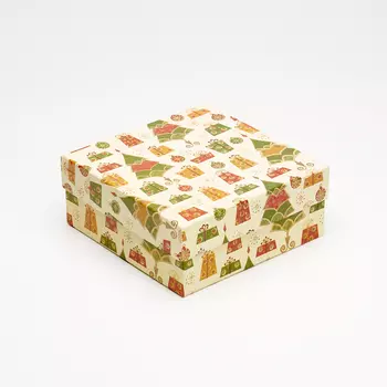 Подарочная упаковка универсальная 160х160х65 мм