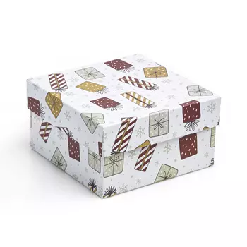 Подарочная упаковка универсальная 160х160х90 мм