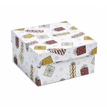 Подарочная упаковка универсальная 180х180х100 мм