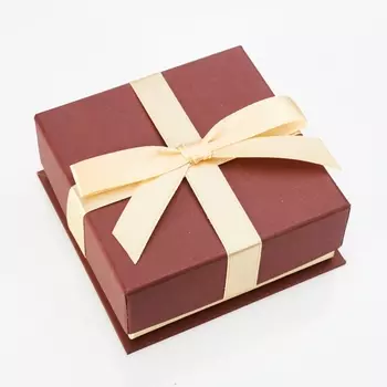 Подарочная упаковка универсальная (коробка) (микс) 85х85х35 мм