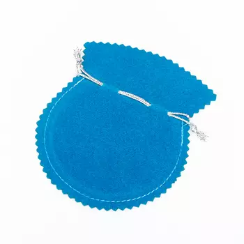 Подарочная упаковка универсальная (мешочек голубой) 120х100 мм