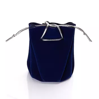 Подарочная упаковка универсальная (мешочек объемный темно синий) 40х40х60 мм