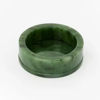Подсвечник нефрит зеленый 7,5 см