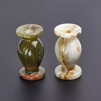 Подсвечник оникс мраморный 3,5х7 см