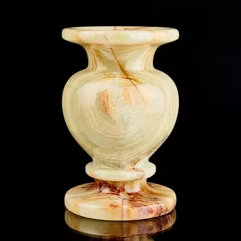 Подсвечник оникс мраморный 5,5х9,5 см