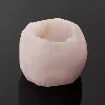 Подсвечник розовый кварц 7х5 см